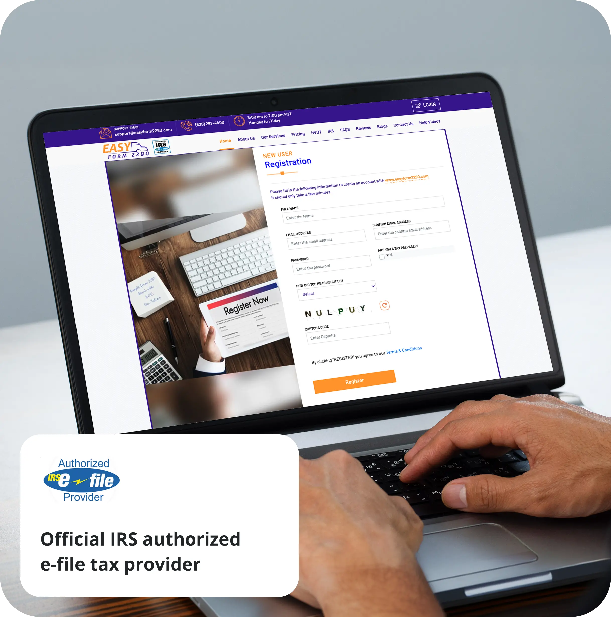 Easy Form 2290 Platform