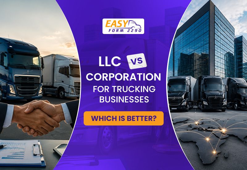 LLC vs Corporation for Trucking Businesses: Which Is Better?